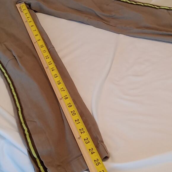 Ecru women's size Small tan with side stripes joggers. - Picture 8 of 8